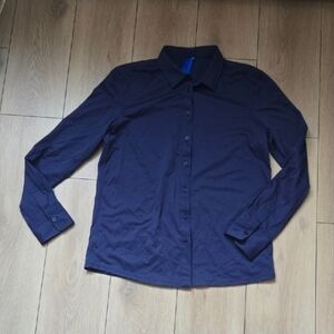 Kit And Ace Womens Classic Fit Button Up Shirt Sz M